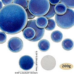 200G Round Porcelain Cabochons&nbsp;PORC-SP0001-16