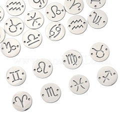 24Pcs 12 Styles 201 Stainless Steel Links/Connectors&nbsp;STAS-FS0001-98