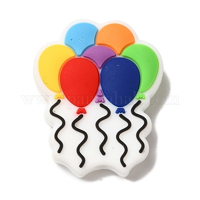 Birthday Theme Silicone Beads&nbsp;SIL-S006-03C-1