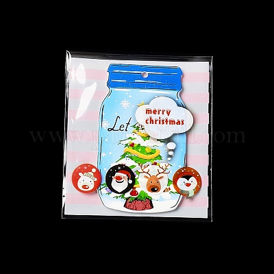 Christmas Theme Plastic Bakeware Bag&nbsp;OPP-Q004-03H-1