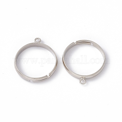 Brass Loop Ring Bases&nbsp;EC159-1