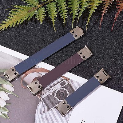 鉄内部フレックスフレーム  財布のためのフレックススプリングクリップ  ブルー  30個/セット&nbsp;FIND-PH0015-60-1