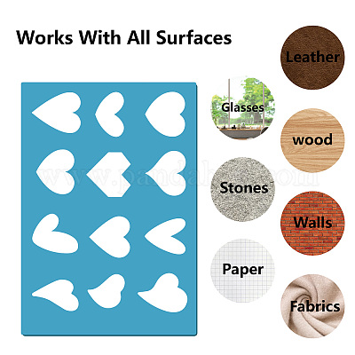 Acrylic Earring Handwork Template&nbsp;DIY-WH0359-022-1