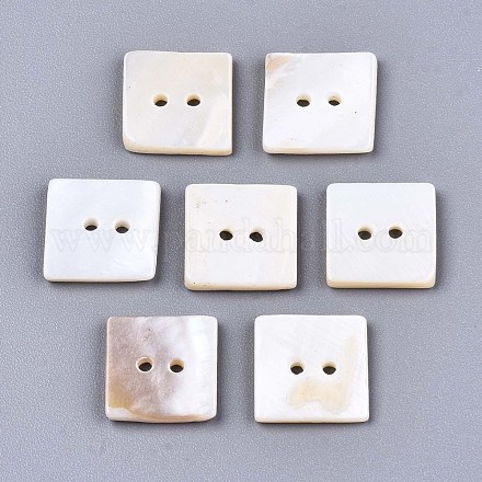 Wholesale 2-Hole Freshwater Shell Buttons - Pandahall.com