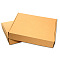 Kraft Paper Folding Box, Corrugated Board Box, Postal Box, Tan, 37x27x7cm