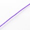 Elastic Round Jewelry Beading Cords Nylon Threads, Mauve, 1.2mm, about 100yards/roll(300 feet/roll)