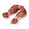 Waxed Polyester Cords, Round, Colorful, 1mm, about 492.13 Yards(450m)/Bundle