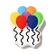 Birthday Theme Silicone Beads, Colorful, Balloon, 30.5x24.5x7.5mm, Hole: 2mm