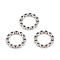 304 Stainless Steel Beads, Ring, Stainless Steel Color, 10x1.5mm, Hole: 7mm