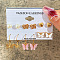 Alloy & Plastic Pearl Earring Sets, Golden, 7~35mm, 6pairs/set