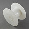 Plastic Empty Spools for Wire, Thread Bobbins, White, 38x44mm