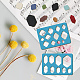Acrylic Earring Handwork Template&nbsp;DIY-WH0359-049-6