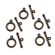 Brass Toggle Clasps&nbsp;KK-P141-01AB-2