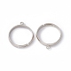 Brass Loop Ring Bases&nbsp;EC159-1