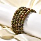 Natural Unakite Bead Stretch Bracelets&nbsp;BJEW-K212-A-006-6