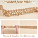 Braided Jute Ribbon&nbsp;OCOR-WH0079-21A-4