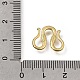 Brass M-Hook Clasps&nbsp;LS-KK-CBA0DF0-14E-G-3