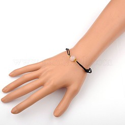 Gemstone Adjustable Link Bracelets&nbsp;X-BJEW-JB01554-03