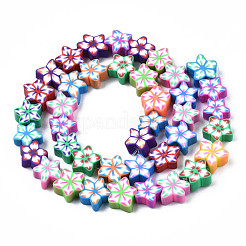 Handmade Polymer Clay Beads Strands&nbsp;CLAY-N008-051
