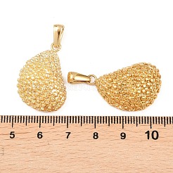 304ステンレスペンダント  ドリアンチャーム  ゴールドカラー  27.5x19.5x8mm  穴：7x2.5mm&nbsp;STAS-P438-15G