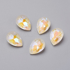 Glass Rhinestone Cabochons&nbsp;RGLA-L024-E03-MI