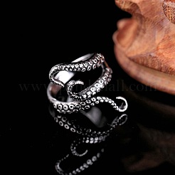 Alloy Adjustable Open Cuff Rings&nbsp;FS-WG8E8AD-02