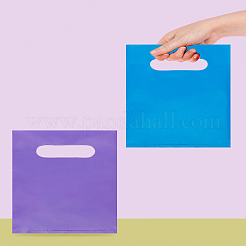 ダイホールハンドル付き LDPE プラスチック包装袋 20 個 2 色  長方形  ミックスカラー  20x15x0.02cm  10個/カラー&nbsp;ABAG-LP0001-57