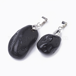 Natural Tektite Pendants&nbsp;G-S299-41