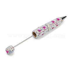 Polymer Clay Rhinestones Ball-Point Pen&nbsp;OFST-D300-04P-A