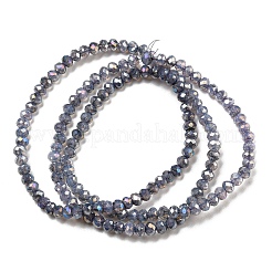 Transparent Baking Paint Glass Beads Strands&nbsp;DGLA-F002-02B-01