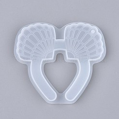 Scallop Shape Pendant Silicone Molds&nbsp;X-DIY-I036-21