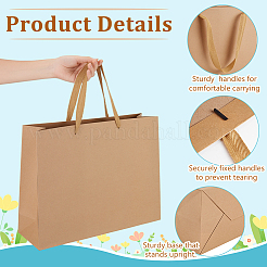 60Pcs Kraft Paper Bags with Handles&nbsp;ABAG-WA0001-15