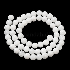Natural Malaysia Jade Bead Strands&nbsp;G-M101-6mm-10