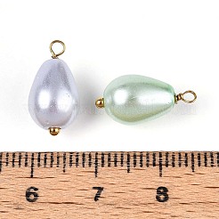 Pearlized Glass Pearl Pendants&nbsp;STAS-N110-16G
