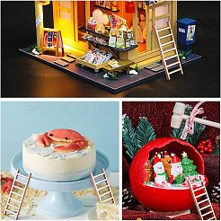 Ladder Unfinished Wooden Ornaments&nbsp;WOOD-WH0100-31