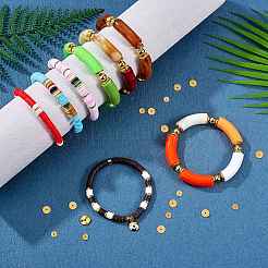 500Pcs 5 Styles Alloy Wavy Spacer Beads&nbsp;KK-SZ0006-31