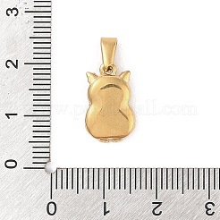PVD Vacuum Plating 304 Stainless Steel Pendants&nbsp;STAS-R232-10A-G