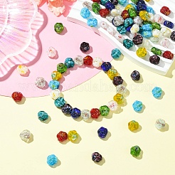 100Pcs 10 Colors Handmade Lampwork Beads&nbsp;LAMP-CJ0002-36