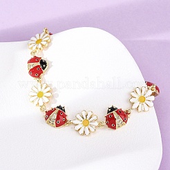 Brass Micro Pave Clear Cubic Zirconia Bangles for Women&nbsp;BJEW-H209-08B-G