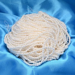 Round Shell Pearl Bead Strands&nbsp;X-BSHE-L011-2.5mm-A013