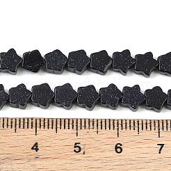 Synthetic Blue Goldstone Beads Strands&nbsp;GG-CBA199E-C02-02