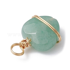Natural & Synthetic Mixed Gemstone Coppwer Wire Wrapped Pendants&nbsp;PALLOY-JF02315