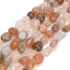 Natural Multi-Moonstone Beads Strands&nbsp;GG-CBAC61B-B03-02