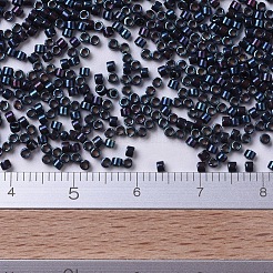 MIYUKIデリカビーズ  シリンダー  日本製シードビーズ  11/0  （db0025)メタリックブルーアイリス  1.3x1.6mm  穴：0.8mm  約10000個/袋  50 G /袋&nbsp;SEED-X0054-DB0025