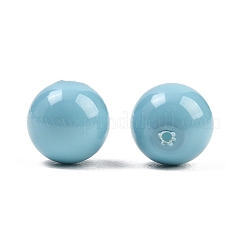 Electroplate Opaque Glass Beads&nbsp;GLAA-A044-01B