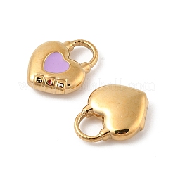 304 Stainless Steel Enamel Pendants&nbsp;STAS-P380-07G-03