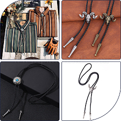 14Pcs 7 Colors Alloy Cord Ends&nbsp;FIND-GF0007-29