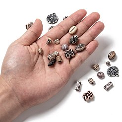 Mixed Antique Style Acrylic Beads&nbsp;X1-MACR-R546-01