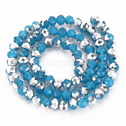 Electroplate Glass Beads Strands&nbsp;LS-EGLA-A034-J6mm-M08