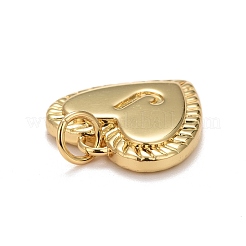 Rack Plating Real 18K Gold Plated Brass Pendants&nbsp;KK-E260-01G-J